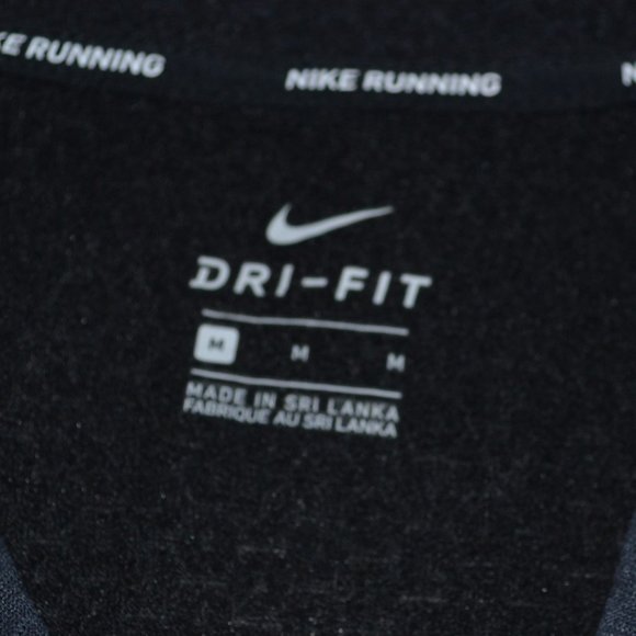 NWT Nike Therma Fleece Black Quarter Zip Running Pullover Women Size Medium - Picture 4 of 11